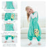 MICHLEY Toddler Sleeping Sack with Feet Newborn Infant Sleeveless Sleeping Bag 2-way Zipper Baby Wearable Blanket for Walkers,Green Octopus,5-6T...