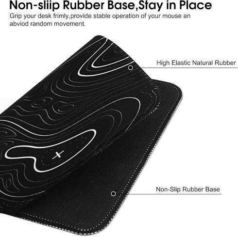 Mouse Mat 2 Pack?270 x 210 x 3 MM,Mouse Pad Soft Smooth Surface and Anti-Slip Rubber Base Waterproof Soft Cloth MousePads for Home Office Work, 27...