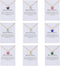 9Pcs Bohemian Butterfly Pendant Necklace Set,Dainty Adjustable Acrylic Colorful Insect Chain Necklace Minimalist Choker Necklace for Women Lover J...