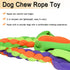 2 Pack Dog Fleece Rope Toy Dog Flirt Pole Replacement Toys to Chase and Tug Interactive Dog Toys with Chewing Rope Pet Braided Rope Tether Lure To...