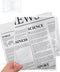 MAGDEPO 2X Large Area Magnifying Sheet Rigid Acrylic Full Page 10.5" X 7.8" with Card Size Magnifier for Reading Books, Maps, Newspapers, DIY Sola...
