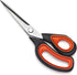 Premium Tailor Scissors Heavy Duty Multi-Purpose Titanium Scissors Professional for Leather Cutting Industrial Sharp Sewing Shears, Red...