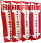 (4 pack) Fire Extinguisher Signs Fire Extinguisher For Business Office or Warehouse 80 mil Thick Plastic...