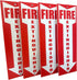 (4 pack) Fire Extinguisher Signs Fire Extinguisher For Business Office or Warehouse 80 mil Thick Plastic...