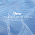 Blue Ribbon Crinkle Chiffon 1 1/2 Inch Handmade Tulle Fabric Silk Ribbon for Flower Bouquet Wedding Decor Gift Wrapping 3 Rolls 9 Yd...