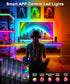 LED Lights for TV, TV LED Backlight 9.84 ft RGB TV LED Lights That Change with TV Lights Behind,USB LED Strip Lights for TV with Remote APP Contro...