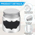1.7oz Mini Mason Jars with Lids, 24 Pack Small Glass Bottles with Cap and 24 Pcs Labels, Round Clear Jars Food Container Mini Spice Jars for Jam, ...