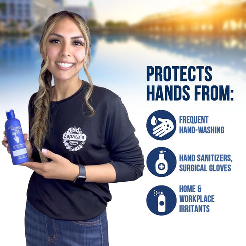 Gloves In A Bottle Psoriasis Eczema Relief Cream - Shielding Lotion for Women, Men, Baby - Cracked Hands Repair Cream - Dermatitis Rash and Itchy ...