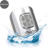 Gideon Portable Waterproof Bluetooth Speaker with Suction Cup - 10 Hours Playtime/Built-in Mic (Silver)...