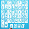 2.5 Inch Letter Stencils Numbers Craft Stencils, 42 Pcs Reusable Alphabet Templates Interlocking Stencil Kit for Painting on Wood, Wall, Fabric, R...