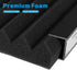 Air Jade Window Air Conditioner Side Panels, AC Side Insulated Foam Panels, 17" x 9" x 7/8", Window Insulation and Seal Kit, Pack of 2, Black...
