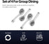 Dragon Ceramic Spoon Soup Spoons Asian Soup Spoon Chinese Korean Japanese Ramen Pho Miso Spoons Set of 4 with Hole 6.2 Inch...