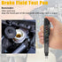 Brake Fluid Liquid Tester Pen, Brake Fluid Tester with 5 LED Indicators, Brake Fluid Liquid Testing Pen for DOT 3 DOT 4 DOT 5.1 Vehicle, Auto Test...