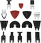 WEN MTB014 34-Piece Oscillating Multi-Tool Accessory Set with HCS Blades, Bi-Metal Blades, Sanders, and Scraper...