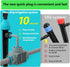 URANT Micro Spray Spray Sprinkler Sprinkler for 1/4 Inch Drip Irrigation Pipe,15 Adjustable 360-degree Water Dropper for Balcony,Garden Watering S...