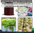 1/4 Drip Irrigation Tubing, 50 Feet, Flexible PVC Plastic Drip Irrigation Hose for Gardening, Misting, Hydroponics and DIY Landscape Garden Projec...
