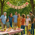 Family Banner Burlap Bunting - Family Reunion Sign & Photo Booth Props for Adoption & Reunion Party Decorations...
