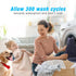 Dog Bed Covers Replacement Washable 2 Pack, 100% Waterproof Dog Bed Cover Soft Noiseless Dog Bed Sheets 50% Increase Durability, Beige 30 x 20 inc...