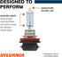 SYLVANIA - H11 SilverStar - High Performance Halogen Headlight Bulb, High Beam, Low Beam and Fog Replacement Bulb, Brighter Downroad with Whiter L...