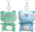 Anboor 2 Pack Small Stuffed Animals 4.3 Inch Frog Plush Animal Toy with Keychain Award Goodie Bag Fillers Animal Themed Party Favors Kindergarten ...