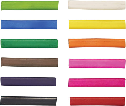 Prang Pastello Paper Chalk, Square, Assorted Colors, 12 Count...