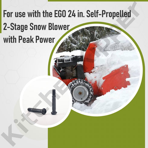ASP2400D 2-Stage Snow Blower Shear Pin Set for EGO 24 in Self-Propelled 2-Stage Snow Blower with Peak Power - Includes 4 Snow Blower Shear Pins an...