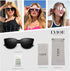 LVIOE Polarized Sunglasses for Women UV400 Protection Oversized Cat Eye Frame Retro Sunglasses for Driving Fishing Outdoor...