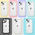 Anuck for iPhone 14 Plus Case Wavy Edge Clear Back Design, Anti-slip Grip Cute Wave Curly Frame Shape Shockproof Soft TPU & Hard Bumper Protective...