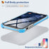MATEPROX Compatible with iPhone XR Case Clear Anti-Yellow Heavy Duty Bumper Protective Shockproof Case for iPhone XR 6.1'' (Blue)...
