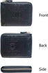Mens US Dollar Bill Zip Around Bifold Wallet Leahter Card Credit Holder (Black-1)...