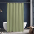N&Y HOME Fabric Shower Curtain or Liner with Magnets Sage Green - Hotel Quality, Machine Washable, Water Repellent - Sage, 72x72...