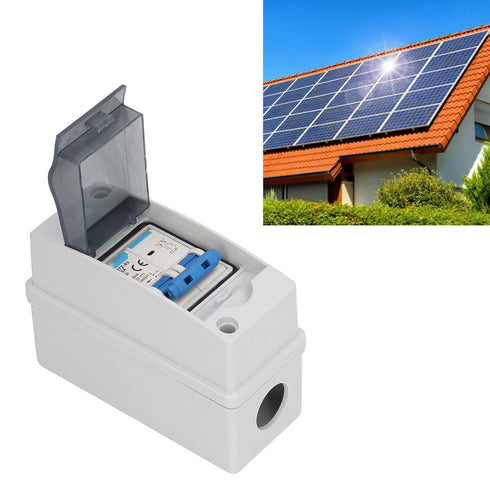 PV Solar Disconnect Switch Kit, BOB7Z 63 63A 1000V DC Disconnect Switch Overvoltage IP65 Waterproof Photovoltaic Isolator Miniature Circuit Breake...