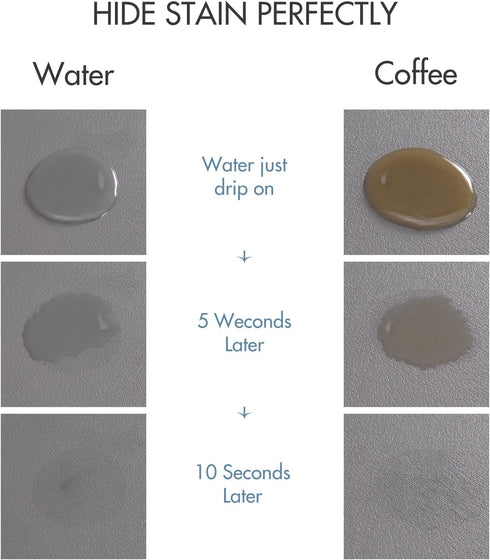 Drying Mat for Kitchen Countertops, Coffee Mat Hide Stain Rubber Backed Absorbent Dish Drying Mat (Gray, 12"x16")...