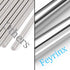 Linear Motion Rods, FEYRINX 2PCS 8mm x 370mm (.315 x 14.57 inches) Case Hardened Chrome Linear Rail Shaft for 3D Printer, DIY, CNC - Metric h8 Tol...