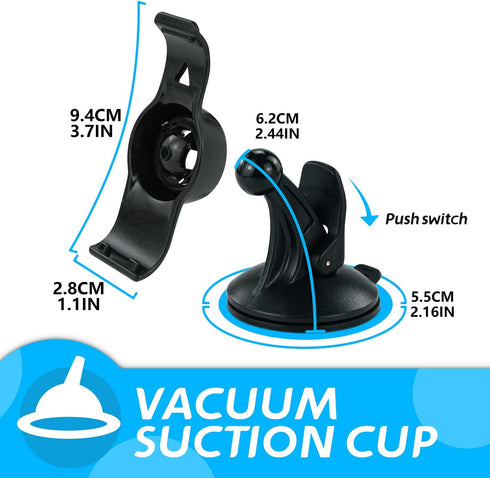 BOROLA Car Windshield Suction Cup Mount Holder Cradle Compatible for Garmin Nuvi 50 50LM GPS (Compare to Garmin 010-11765-02)...