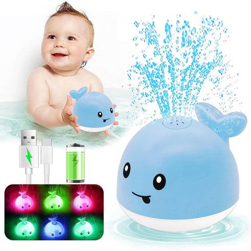 Baby Bath Toys for 6-12-18-24 Months -Toddla Whale Bath Toy Sprinkler Bath Toys for Kids Ages 1-3 2-4 3-5 Bathtub Tub Water Pool Shower Toys for I...