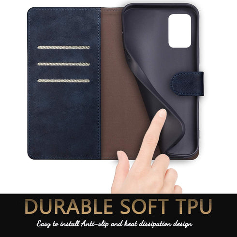 SUANPOT for Samsung Galaxy A71 5G (Non 4G Version) Leather Wallet case with RFID Credit Card Holder Flip Folio Book Phone case Cover for Samsung A...