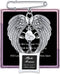 Sympathy Gifts for Loss of Mom Angel Wing Ornament Sometimes I Look Up and Know That Was You Guardian Angel Memorial Rear View Mirror Car Charm (S...