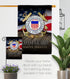 US Coast Guard Semper Paratus Garden Flag - Armed Forces USCG United State American Military Veteran Retire Official - House Decoration Banner Sma...