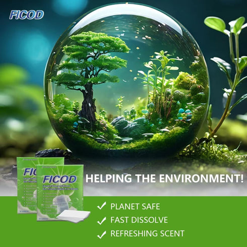 Laundry Detergent Sheets - 90 Sheets (up to 180 loads) - Eco detergent & Hypoallergenic - Rapid Dissolving - No leftover residue - Portable and Tr...