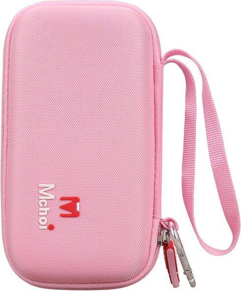 Mchoi Hard Case Suitable for VRURC Portable Charger, Waterproof Shockproof Portable Charger Power Bank Carrying Protective Case, Case Only, Pink.....