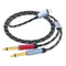 Lightning to Dual 6.35mm 1/4" TS Mono Stereo Y-Cable Splitter Lightning to Dual 1/4 inch Audio Cable Compatible for iPhone12/11/X/XS/XR/8/7/iPad,A...