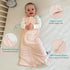 Rayon Made from Bamboo Sleep Sack, 0.5 TOG Baby Wearable Blanket Summer Sleep Sack 12-18 Months, Pink...