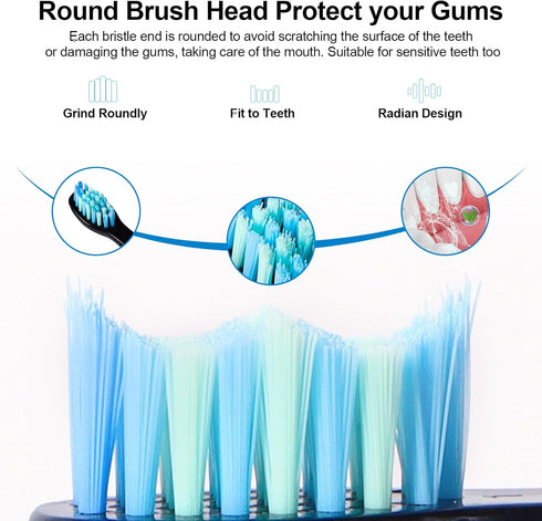Toothbrush Replacement Heads Compatible with Bitvae D2 Electric Toothbrush,Sonic Electric Toothbrush Heads for Bitvae D2 Electric Toothbrush,10 Pa...