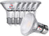 Explux Commercial-grade LED PAR20 Flood Light Bulbs, 60W Equivalent 600 Lumens, Dimmable, Full-glass Waterproof & Anti-Ageing, Soft White 2700K, 6...
