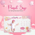 Monthly Baby Milestone Blanket - Document Every Step with Milestone Blanket for Baby Girl - Personalized and Durable Keepsake Baby Monthly Milesto...