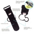 Disney Baby by J.L. Childress Mickey Mouse Stroller Hooks - Universal Stroller Clips with Non-Slip Straps - Durable Carabiners to Hold Water Bottl...