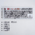 Gliging Translucent Keycaps PBT Dye Sublimation OEM Profile 108 Keycap Set Japanese Anime Keycap Keyset with Puller for Cherry Mx Gateron Kailh Sw...