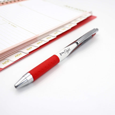 Zebra Pen Z-Grip Flight Retractable Ballpoint Pen, Bold Point, 1.2mm, Red Ink, 12-Count...