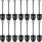 DIYASY 100 Pcs Mini Shovel Spoons, Plastic Shovel Spoon for Desserts Halloween Disposable Tiny Shovel Birthday Party Favors Construction Baking Su...